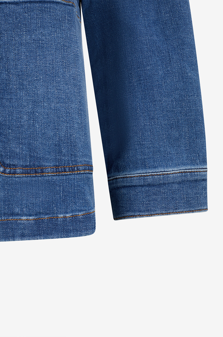 MARINA RINALDI Hello straight denim jacket Women DARK BLUE 3