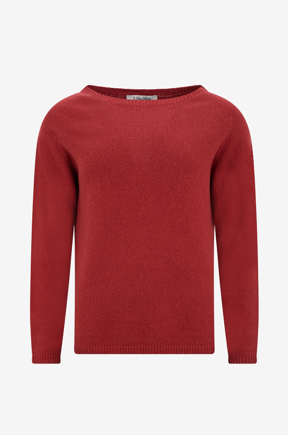 'S MAX MARA Pull à col bateau en cachemire mélangé Giori Femme ORANGE 1