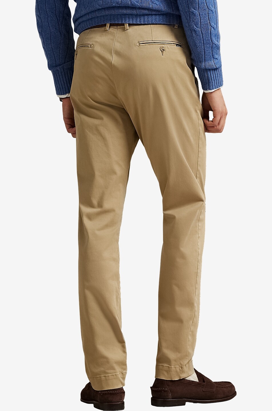 POLO RALPH LAUREN Jarrett cotton satin slim fit chino trousers Men Medium beige 3