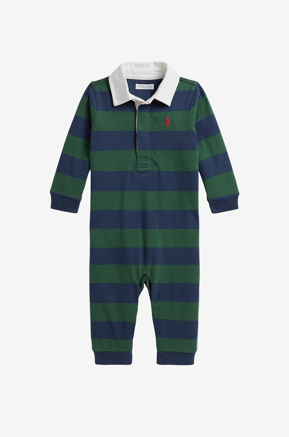 Combinaison bébé en jersey rayé Rugby