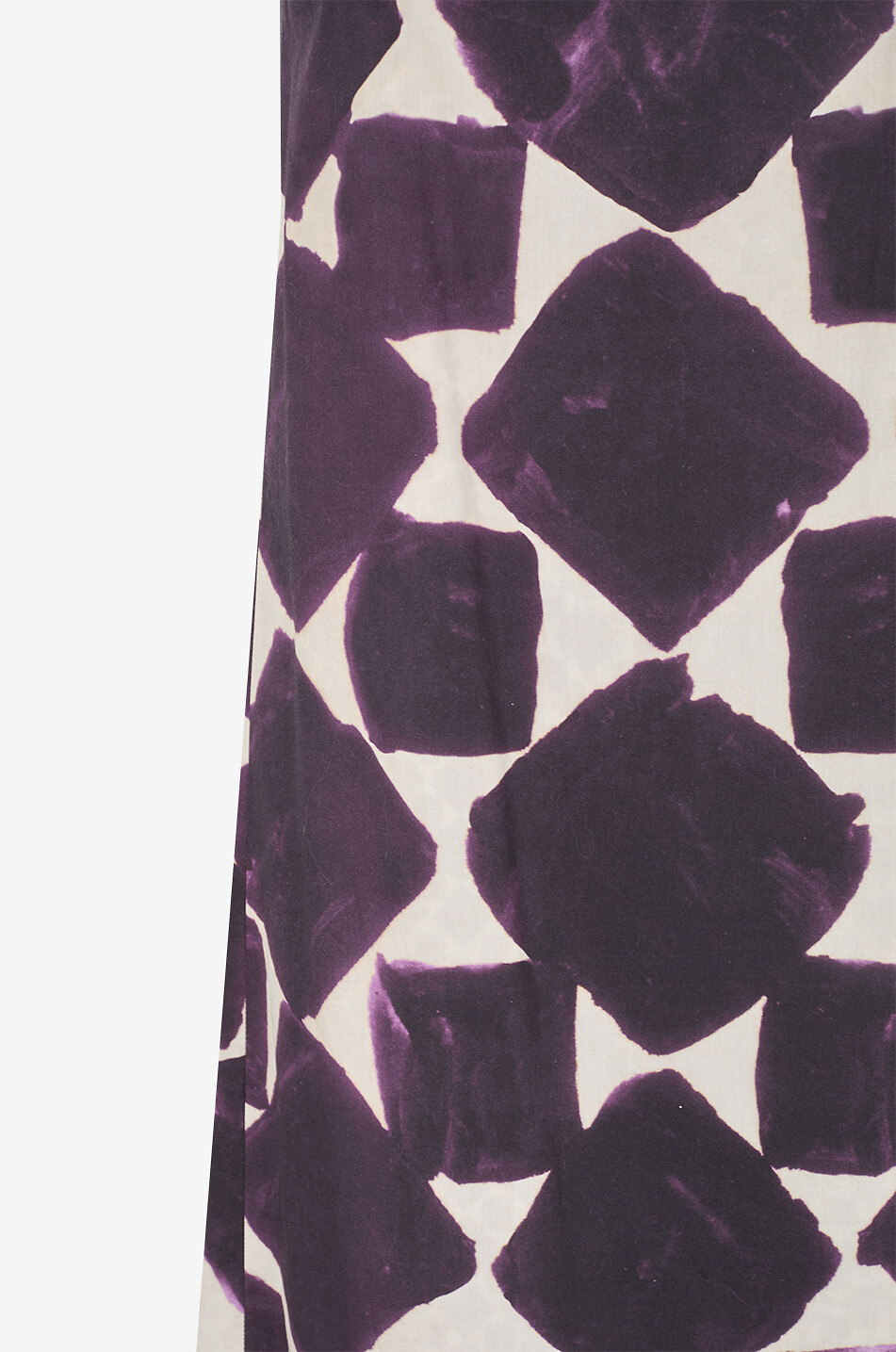 'S MAX MARA Rock printed cotton sleeveless short dress Women DARK PURPLE 3