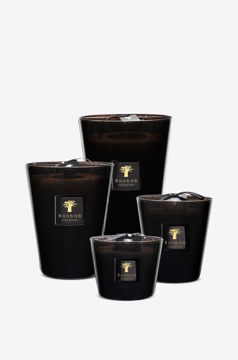 BAOBAB COLLECTION Bougie parfumée Les Prestigieuses Encre de Chine Max 16 - 2,2 kg Maison NOIR 4