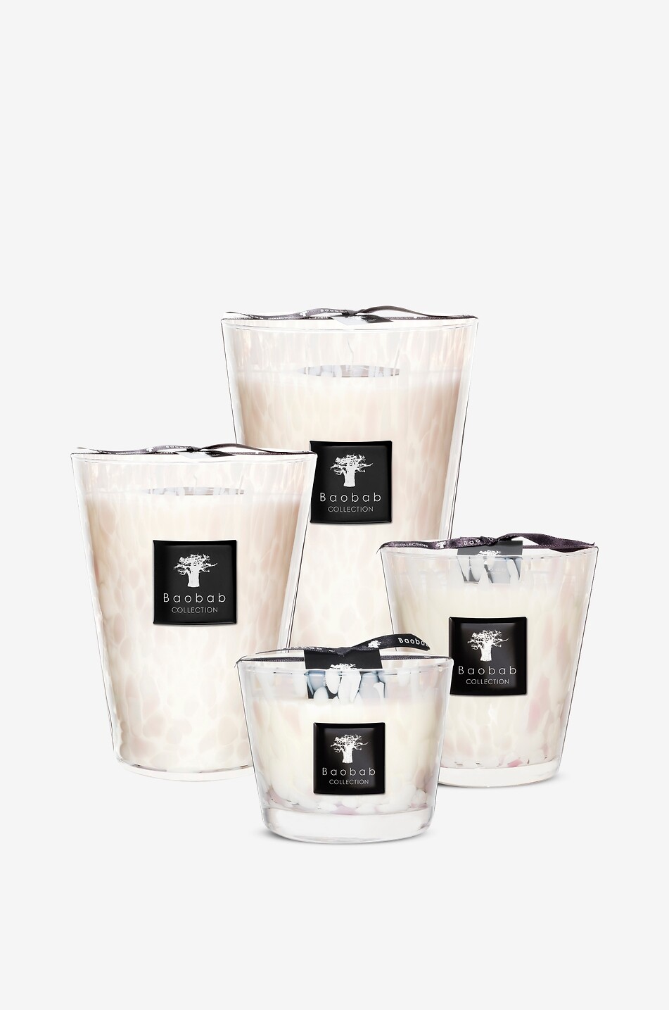 BAOBAB COLLECTION Bougie parfumée White Pearls Max 10 - 1,35 kg Maison BLANC CASSE 2