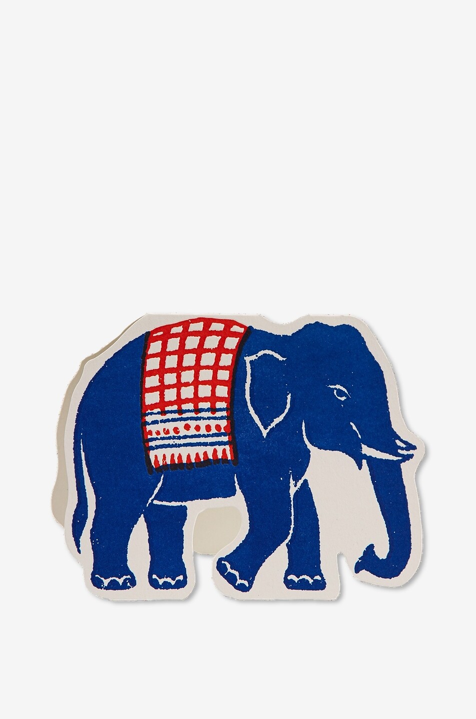 Elephant elephant-shaped card
