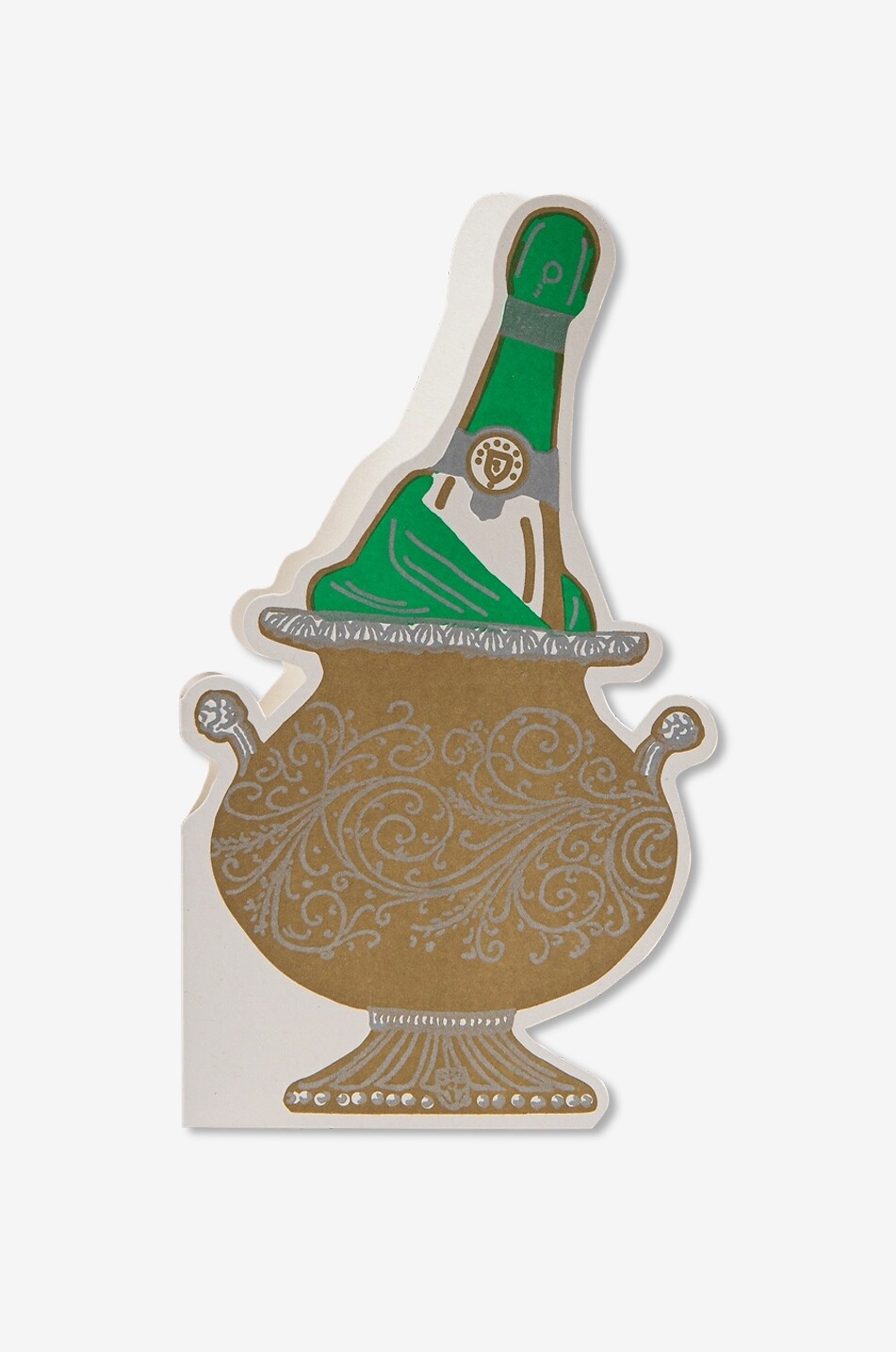 ARCHIVIST Champagne champagne bottle-shaped card Home MULTI COLOURED 1