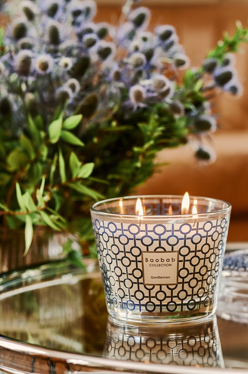 BAOBAB COLLECTION Bougie parfumée Gentlemen Max 10 Maison BLEU 4