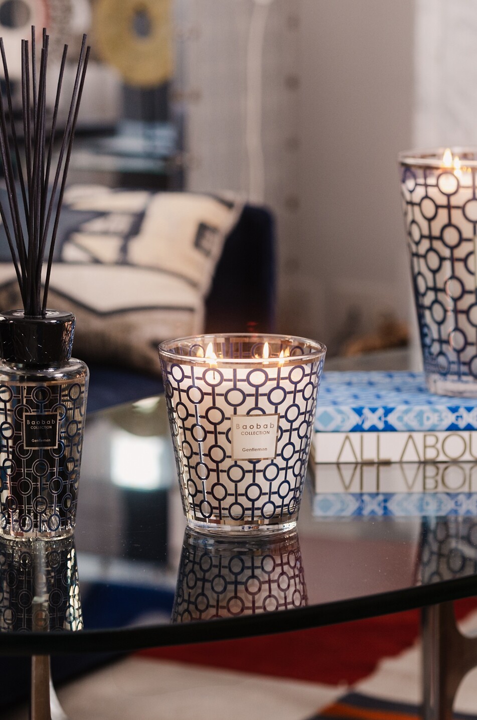 BAOBAB Gentlemen Max 16 scented candle Home BLUE 5