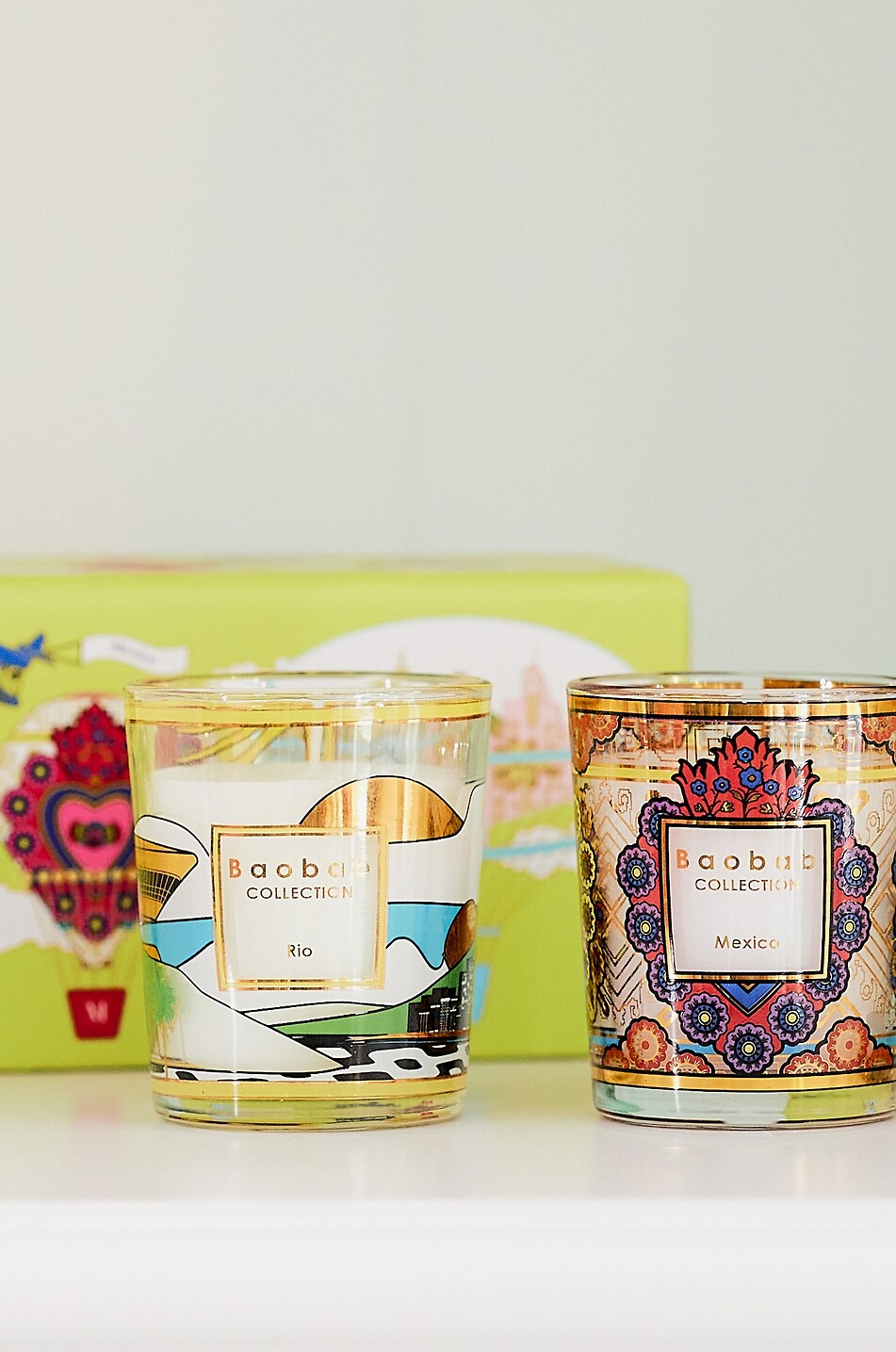 BAOBAB COLLECTION Coffret 3 bougies parfumées Travel Rio Mexico Miami Maison MULTICOLORE 2
