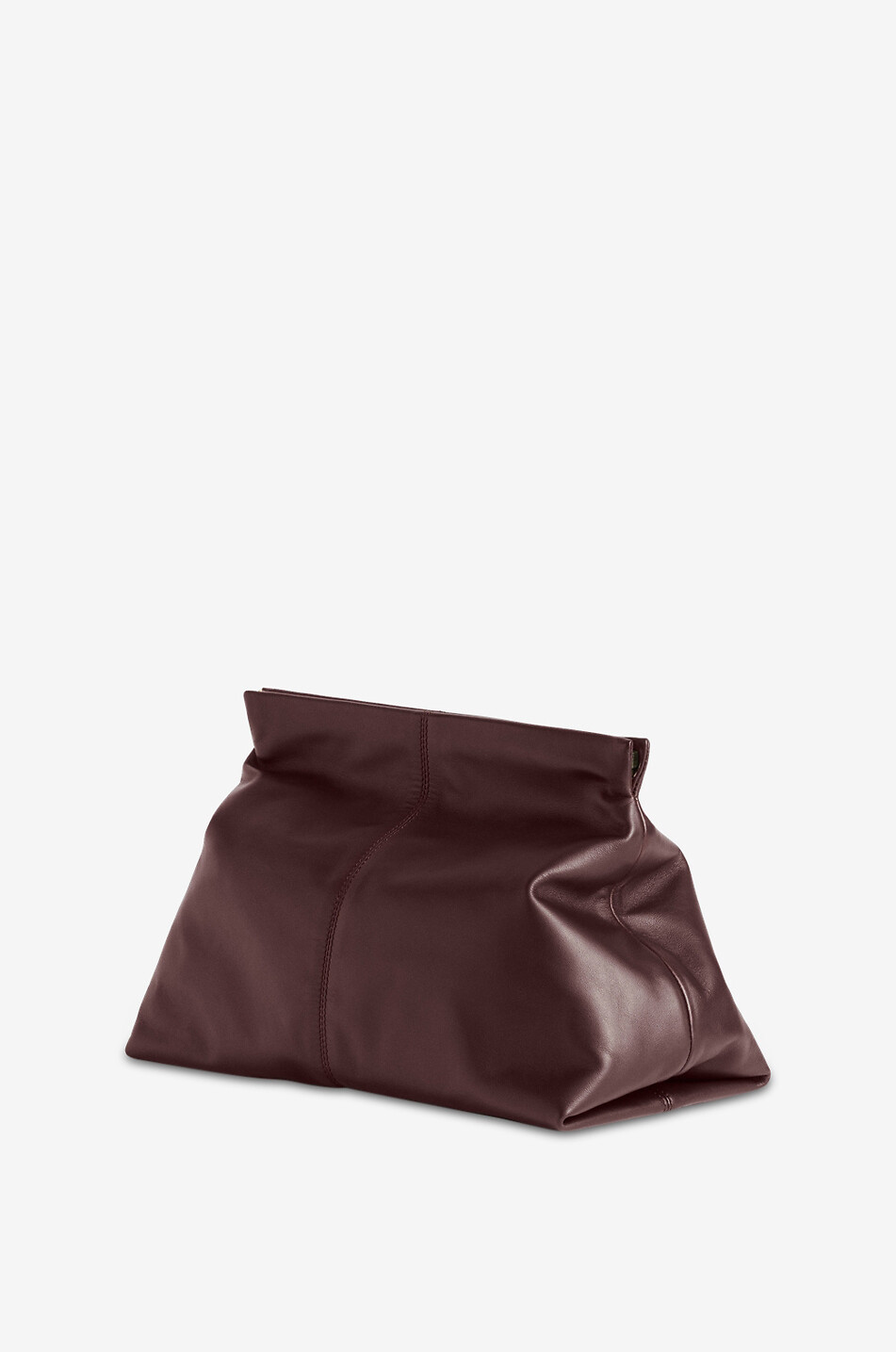 FLATTERED Pochette en cuir de veau souple Clay Femme ROUGE FONCÉ 2