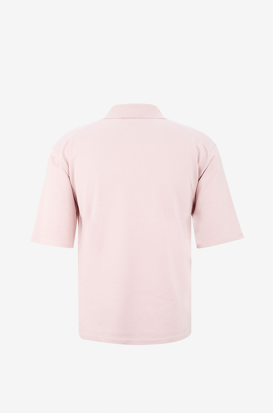 AURALEE Kurzärmeliges Strick-Polohemd aus Seide Herren ROSA 2
