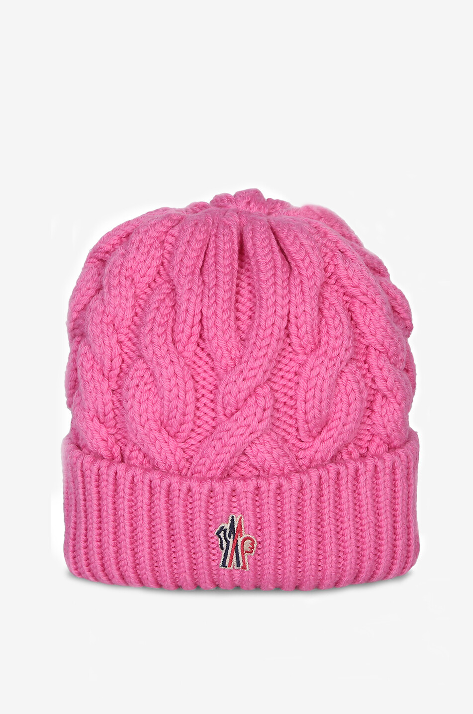 MONCLER GRENOBLE Zopfstrickmütze Après-Ski Damen HELLROSA 1