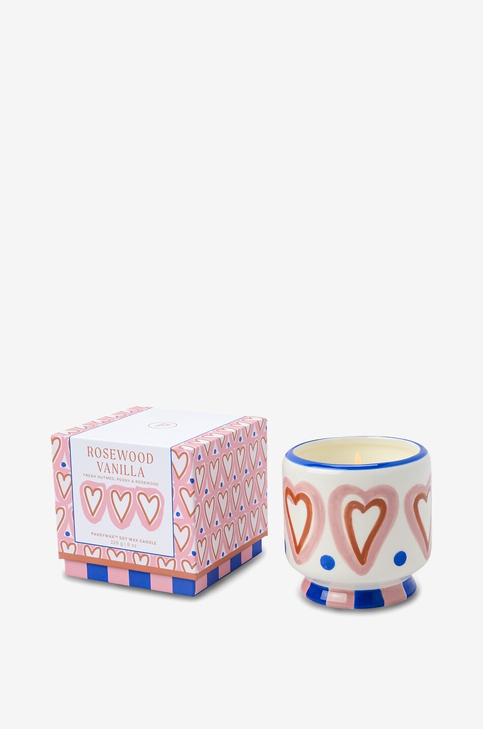 PADDYWAX Duftkerze mit Herzmotif A Dopo Hearts Rosewood Vanilla - 226g Haus Farblos 2
