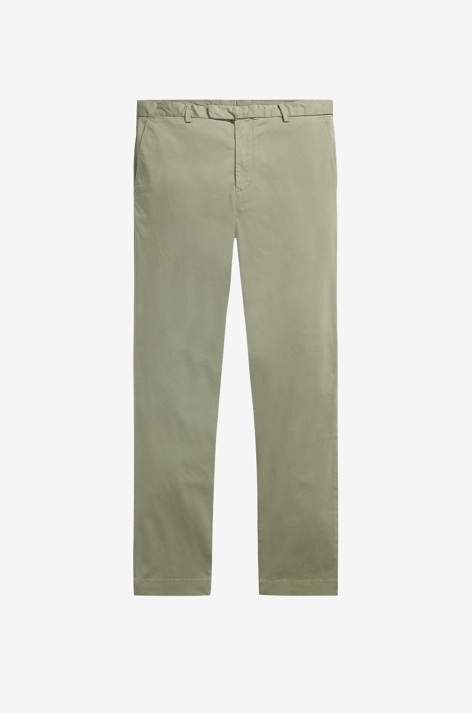 POLO RALPH LAUREN Jarrett cotton satin slim fit chino trousers Men MEDIUM GREEN 1
