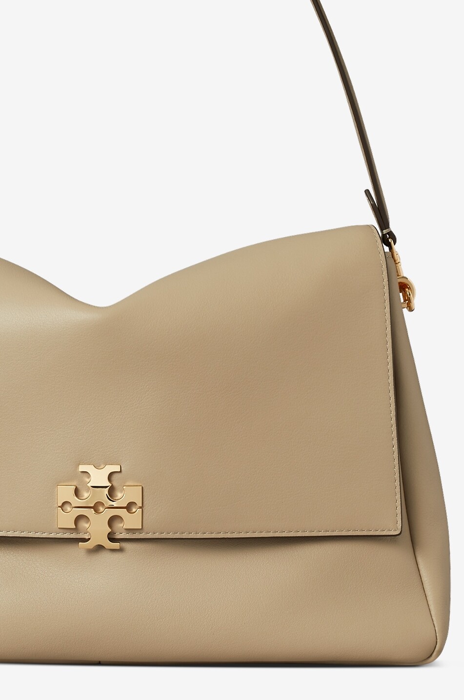 TORY BURCH Sac porté épaule en cuir Charlie Large Femme BEIGE 3