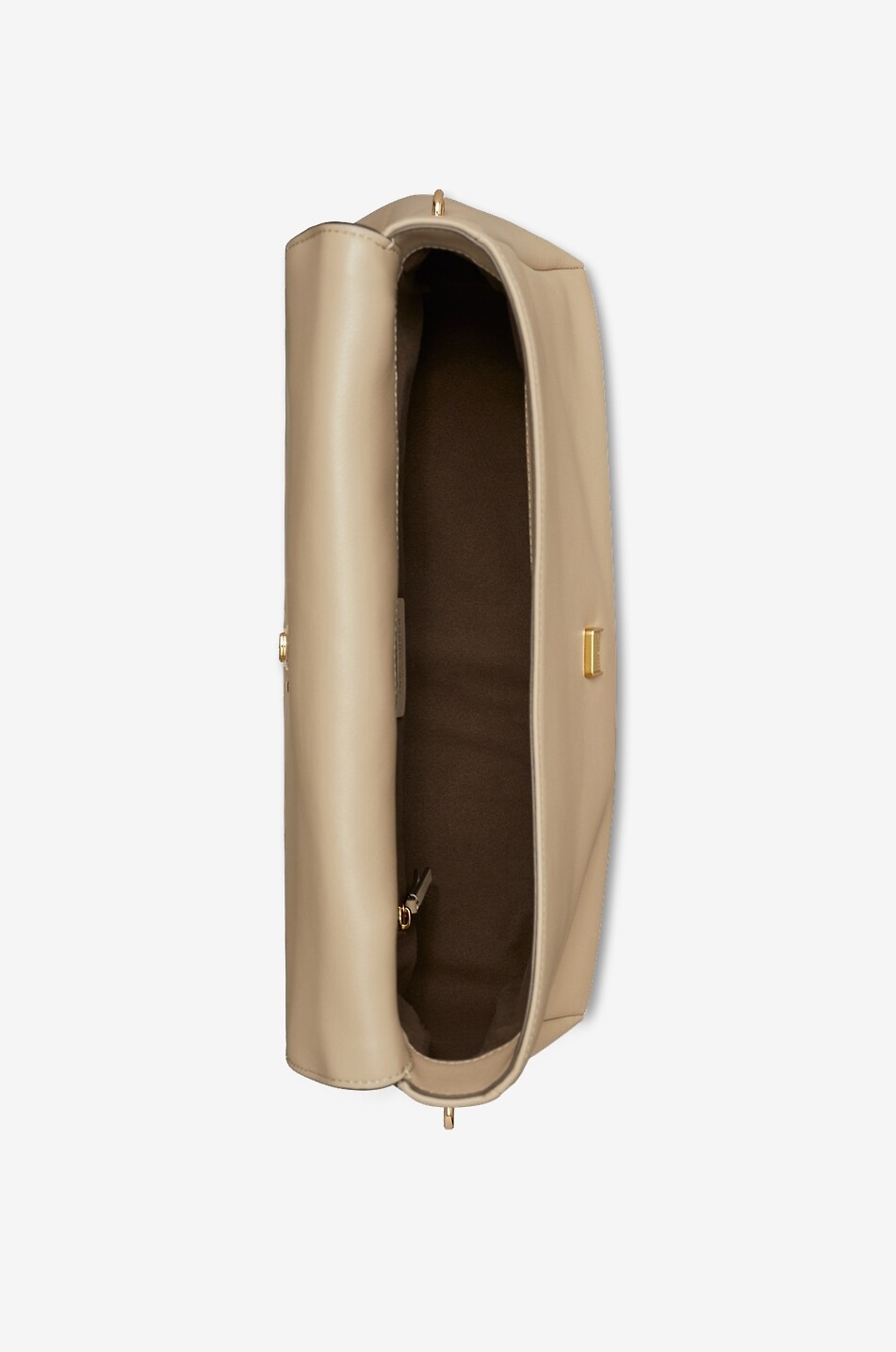 TORY BURCH Sac porté épaule en cuir Charlie Large Femme BEIGE 4