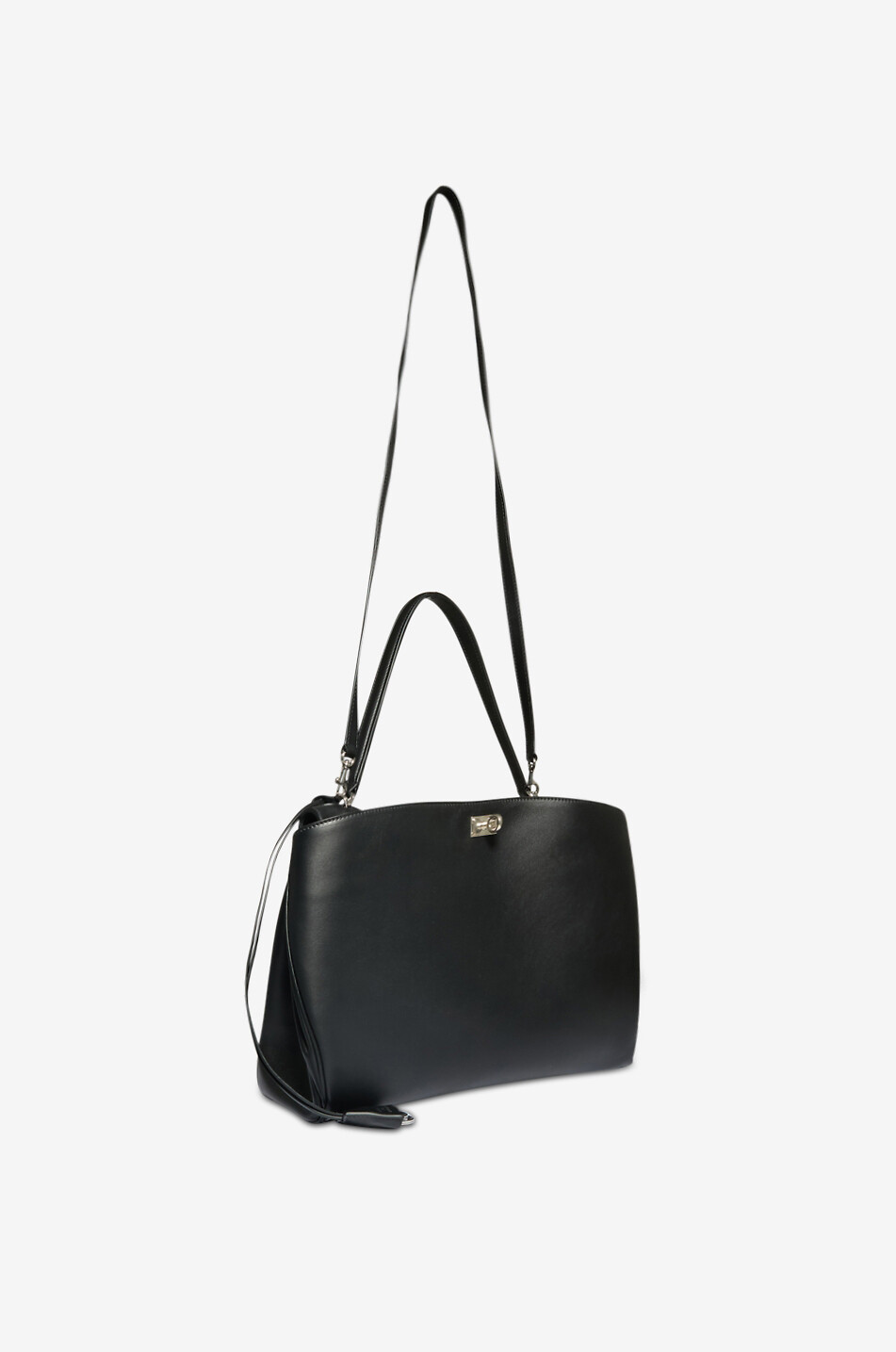 BALENCIAGA Sac à main en cuir de veau Rodeo Femme NOIR 5