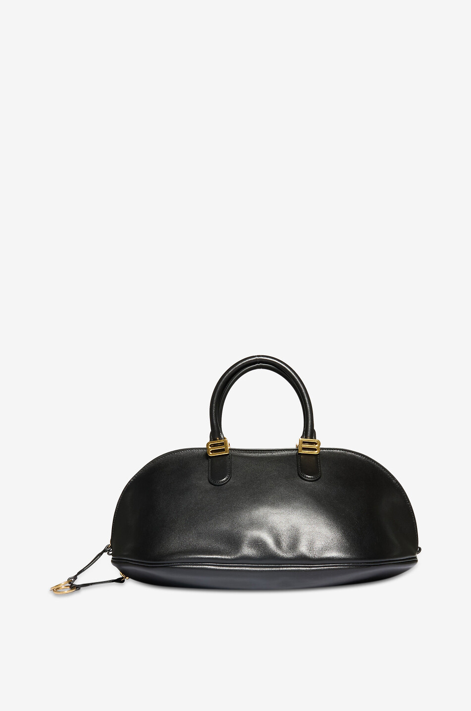 Sac à main bowling en cuir Bolero
