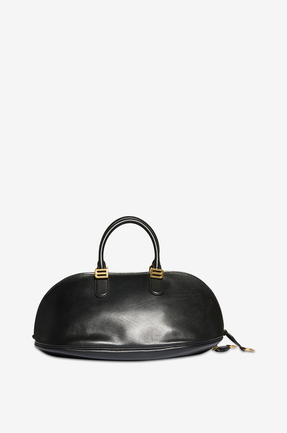 BALENCIAGA Sac à main bowling en cuir Bolero Femme NOIR 3