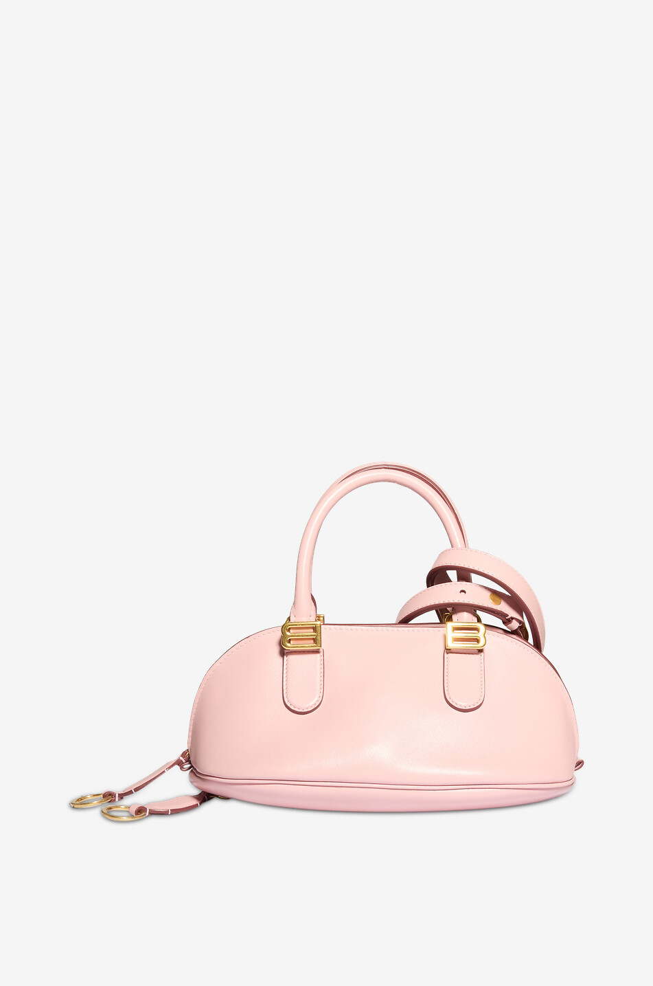 Sac à main bowling en cuir Bolero