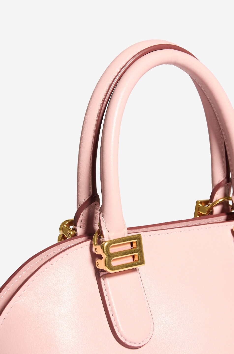 BALENCIAGA Sac à main bowling en cuir Bolero Femme ROSE CLAIR 6