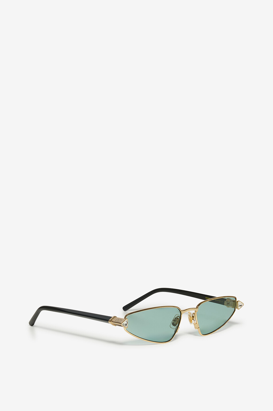 VALENTINO Lunettes de soleil œil de chat en métal Femme DORE 2