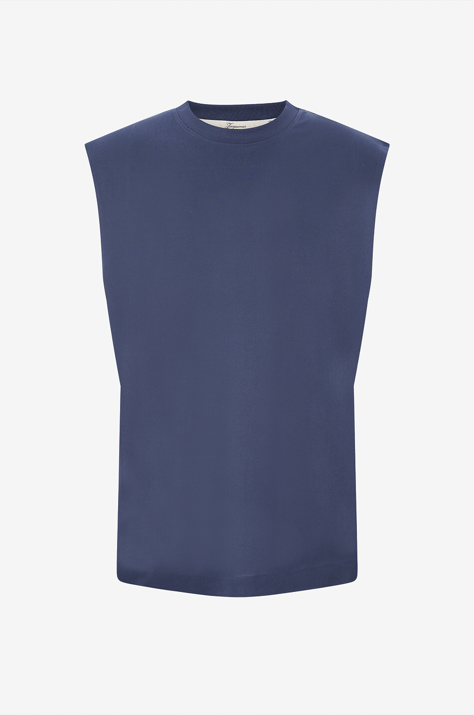 JACQUEMUS Le Marcel Atelier jersey round-neck tank top Men DARK BLUE 1