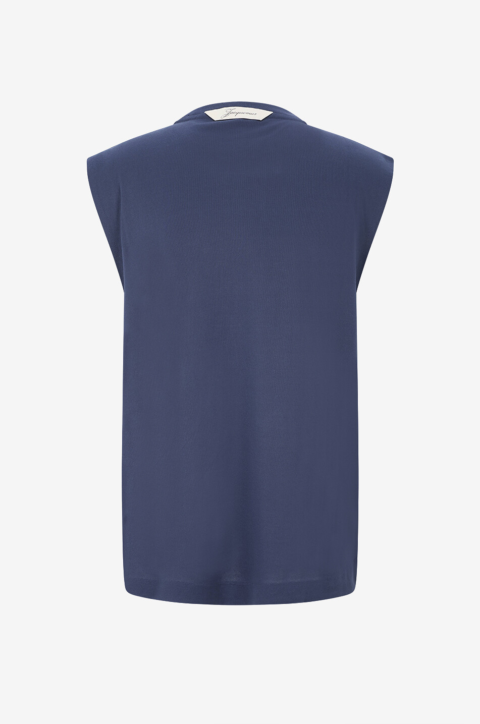 JACQUEMUS Le Marcel Atelier jersey round-neck tank top Men DARK BLUE 2