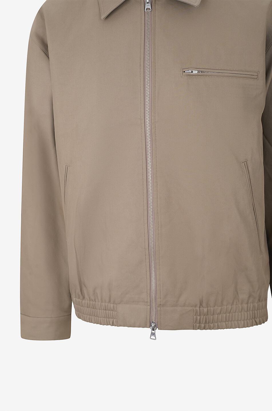 NN07 Gideon canvas lightweight jacket with shirt collar Men BROWN 3