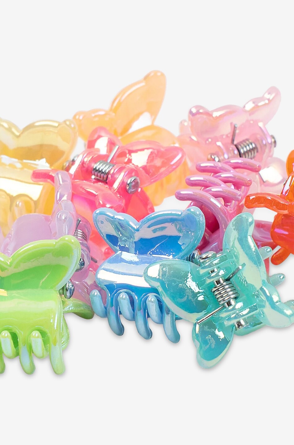 KONGES SLØJD Mini Butterfly girl's butterfly mini hair clips set of 10 Girl MULTI COLOURED 4