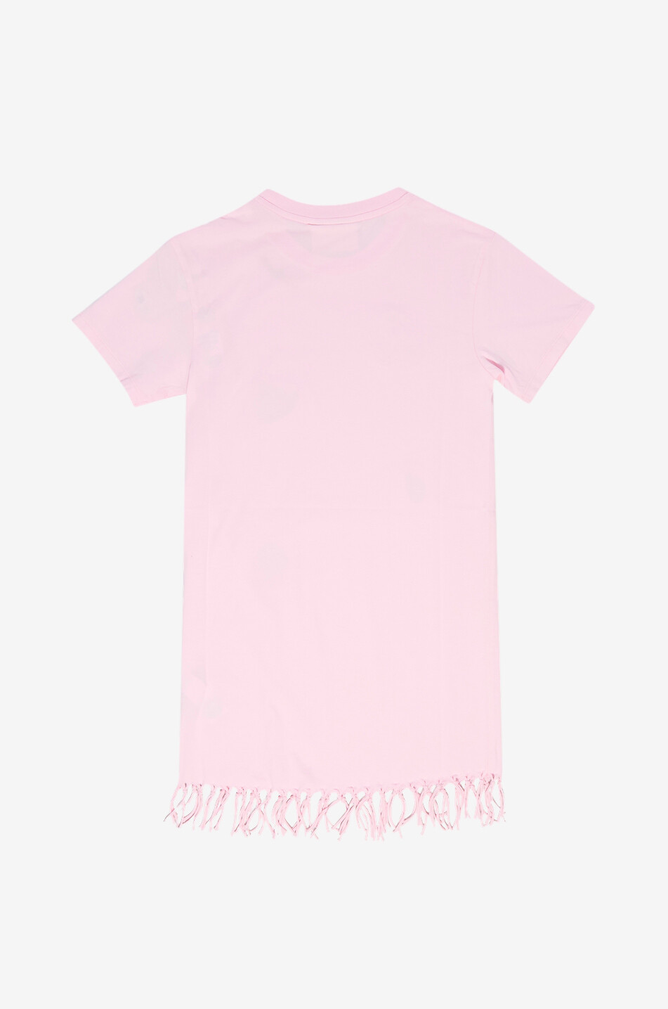 MC2 SAINT BARTH Abbey girl's short-sleeved cotton jersey dress Girl PINK 2