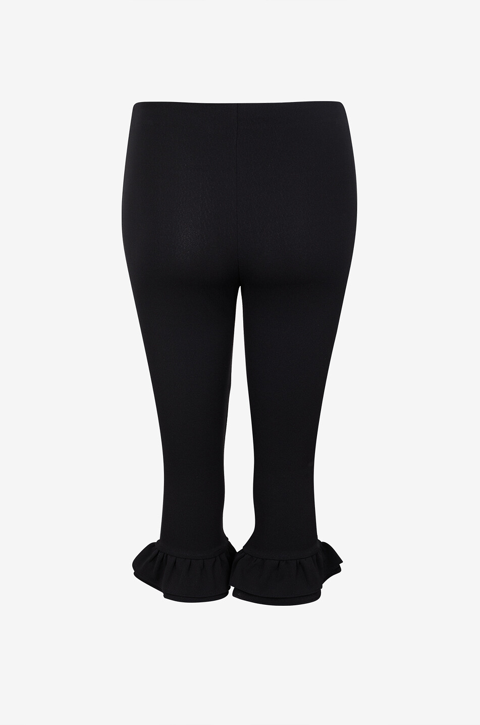 JACQUEMUS Pantalon capri à volants en jersey Le Bermuda Playa Femme NOIR 2