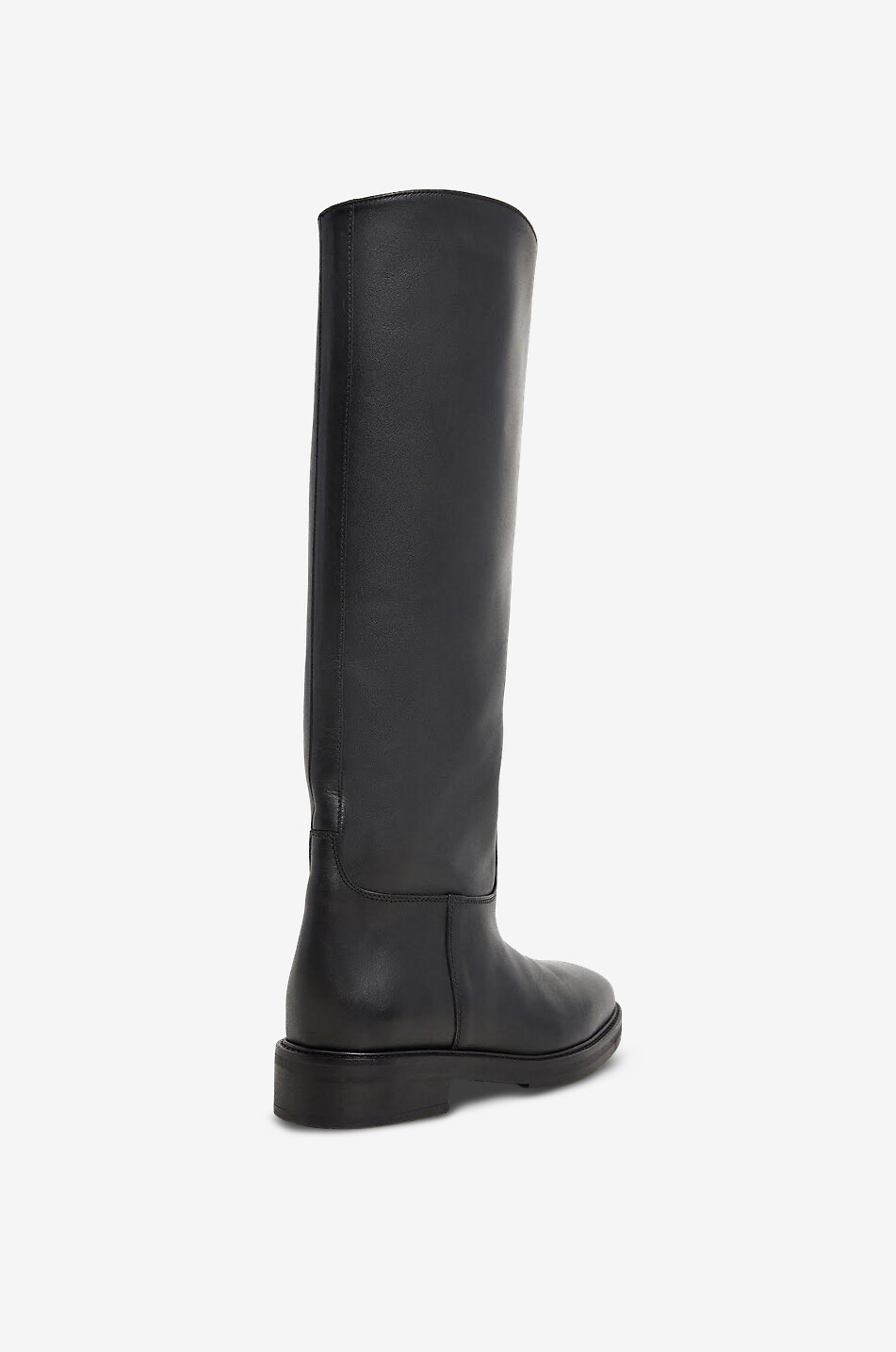 FLATTERED Flache Stiefel aus glattem Leder Florentine 25 Damen SCHWARZ 4