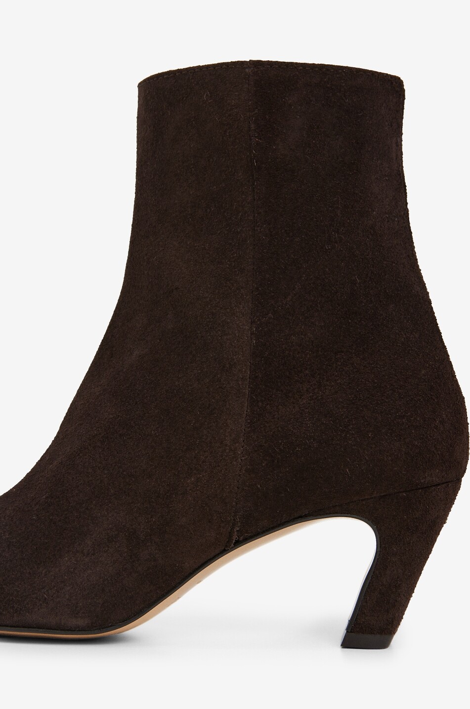 FLATTERED Xena 55 heeled suede ankle boots Women DARK BROWN 6
