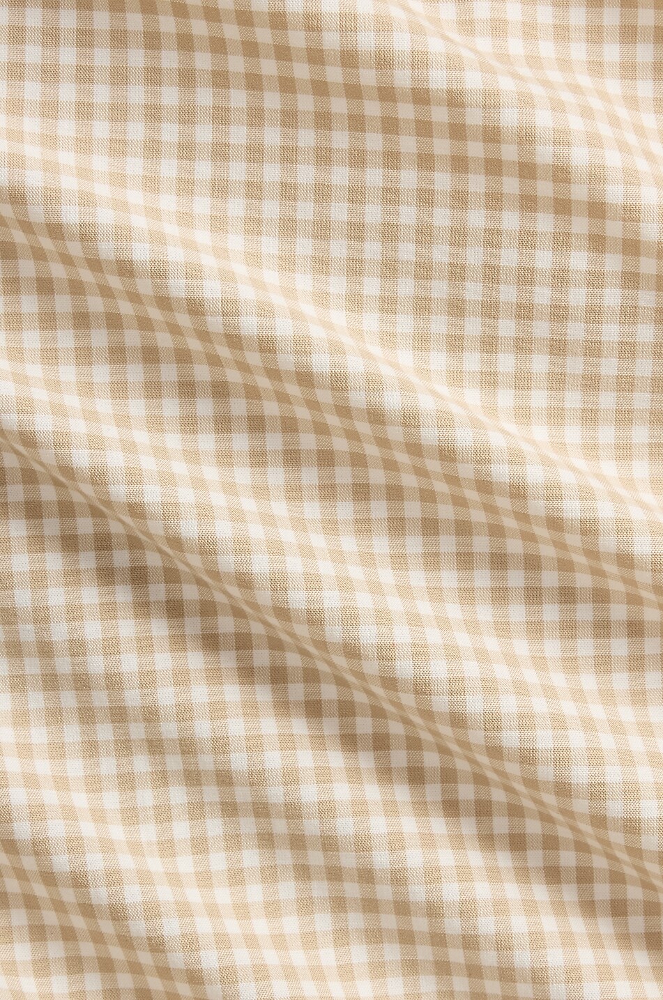 POLO RALPH LAUREN Custom Fit gingham check poplin shirt Men Light beige 6