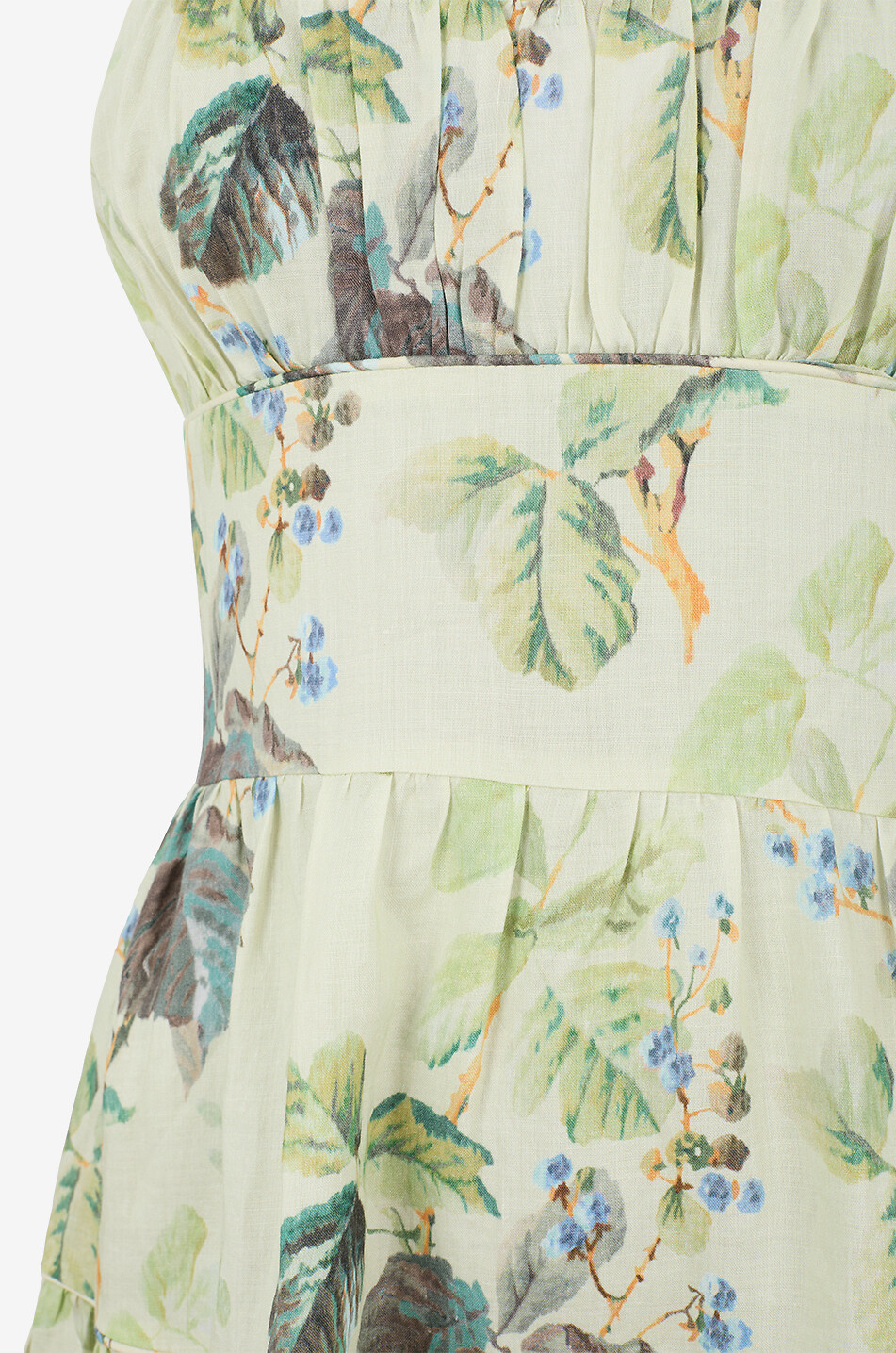 DÔEN Benoit floral print midi dress with straps Women GREEN 3