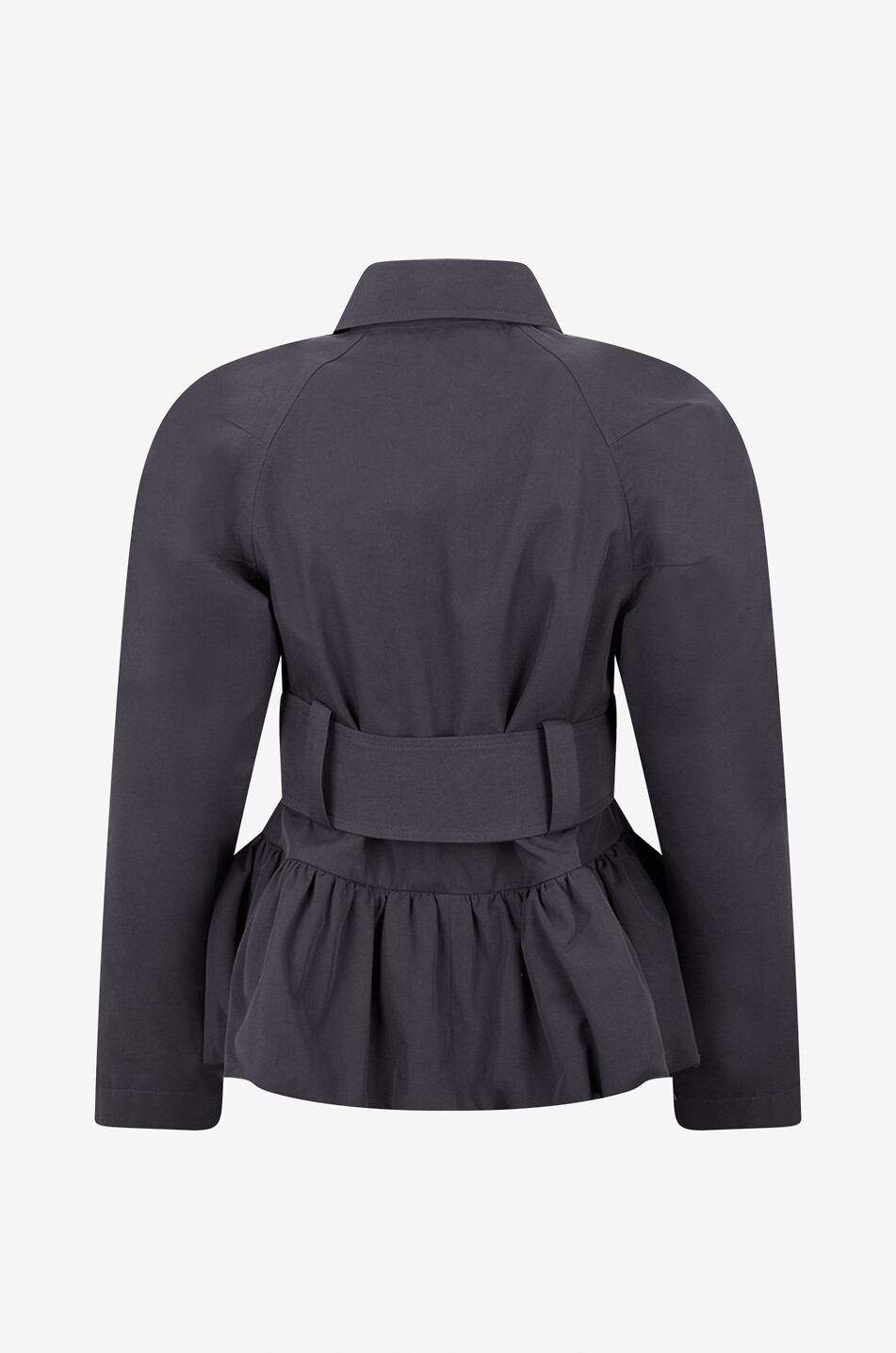 LIBEROWE Lightweight long-sleeved peplum jacket Women BLACK 2