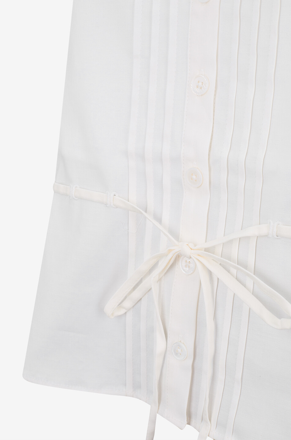 REFORMATION Top à col carré et bretelles en coton Elowen Femme BLANC 7