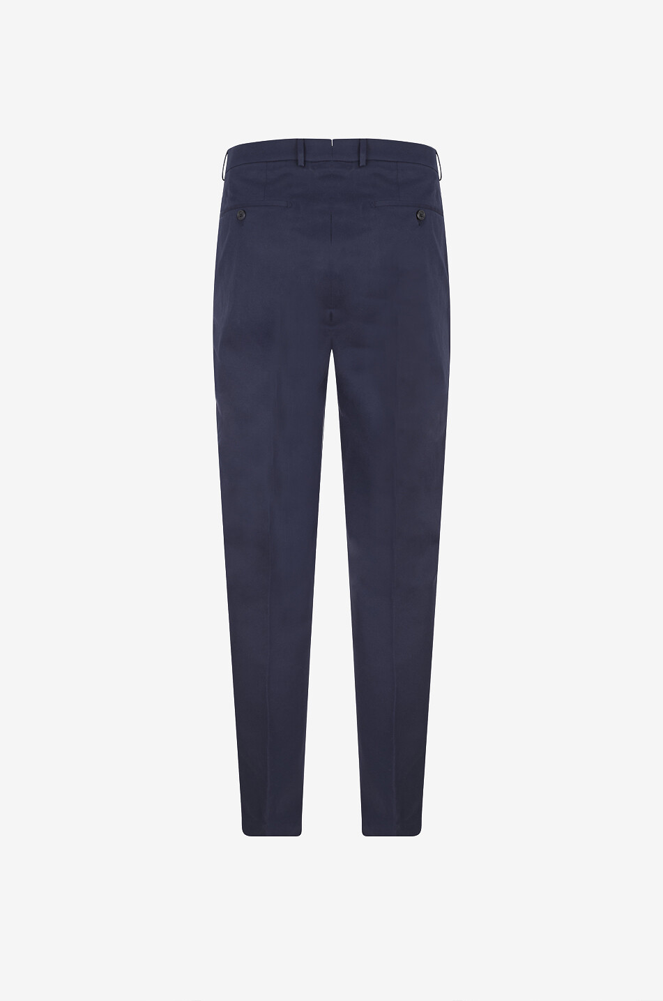 SLOWEAR Straight-leg cotton canvas trousers Men DARK BLUE 2