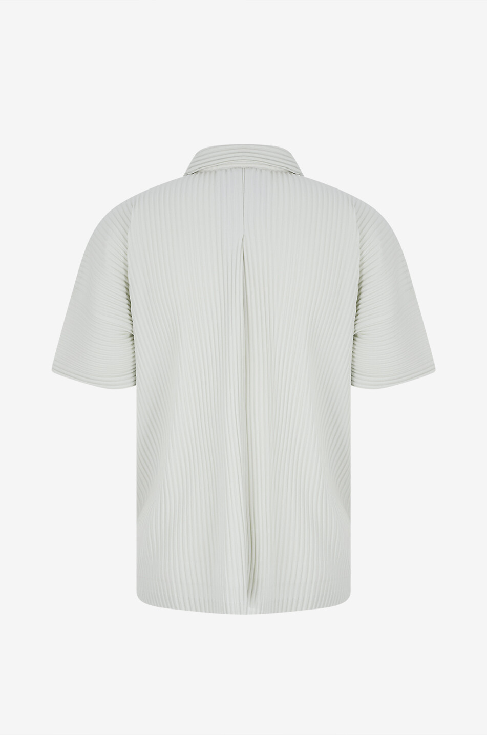 Pleated short-sleeved jersey shirt - HOMME PLISSÉ ISSEY MIYAKE