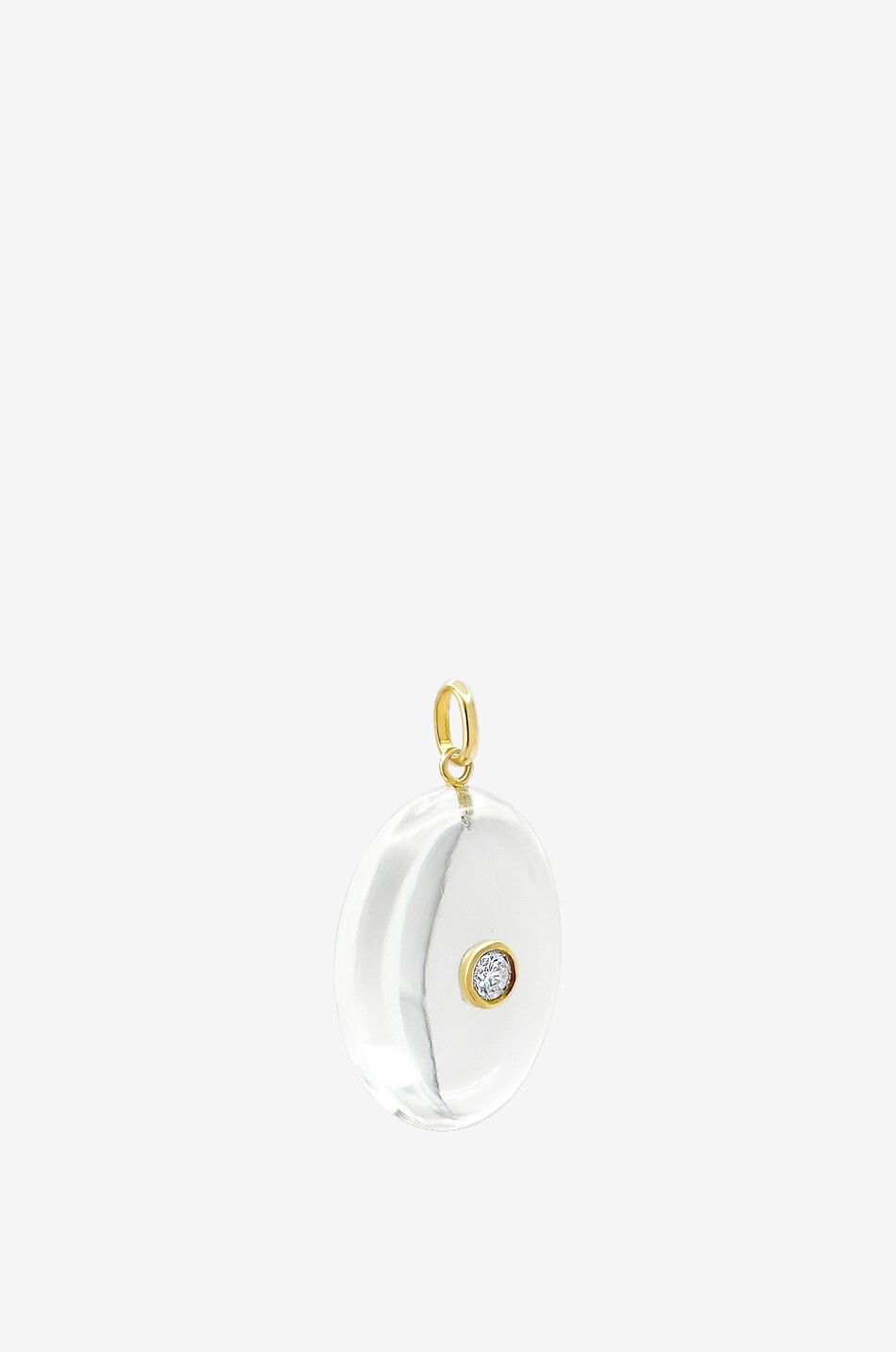 DAPHINE Anhänger aus transparentem Quarz und Zirkonia Thalia Charm Damen WEISS 2
