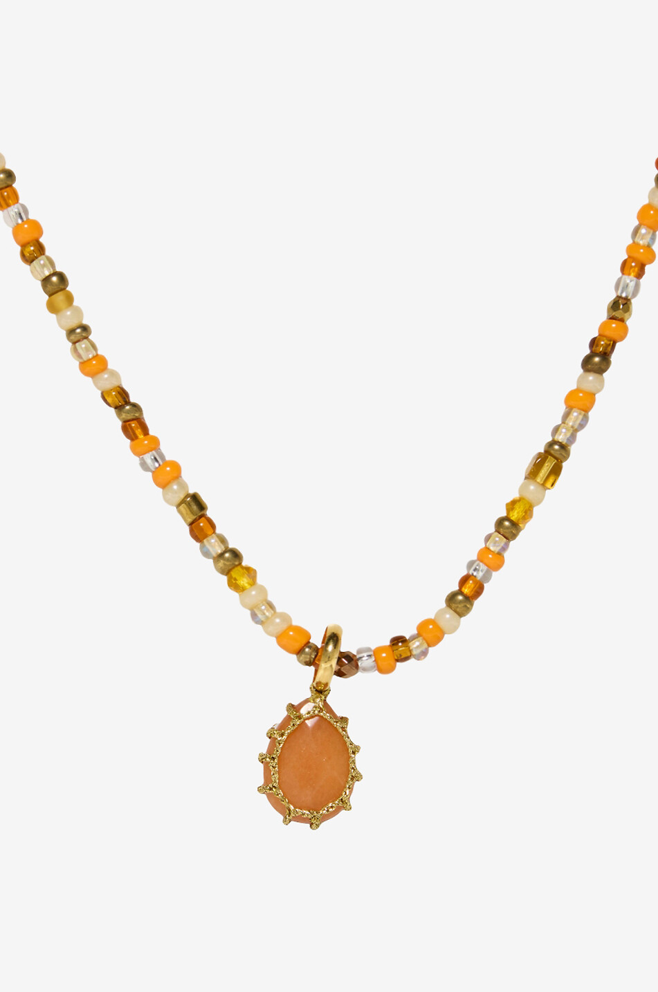 BOKS&BAUM PARIS Kette aus Perlen mit Anhänger Lisboa Stone Damen BUNT 1