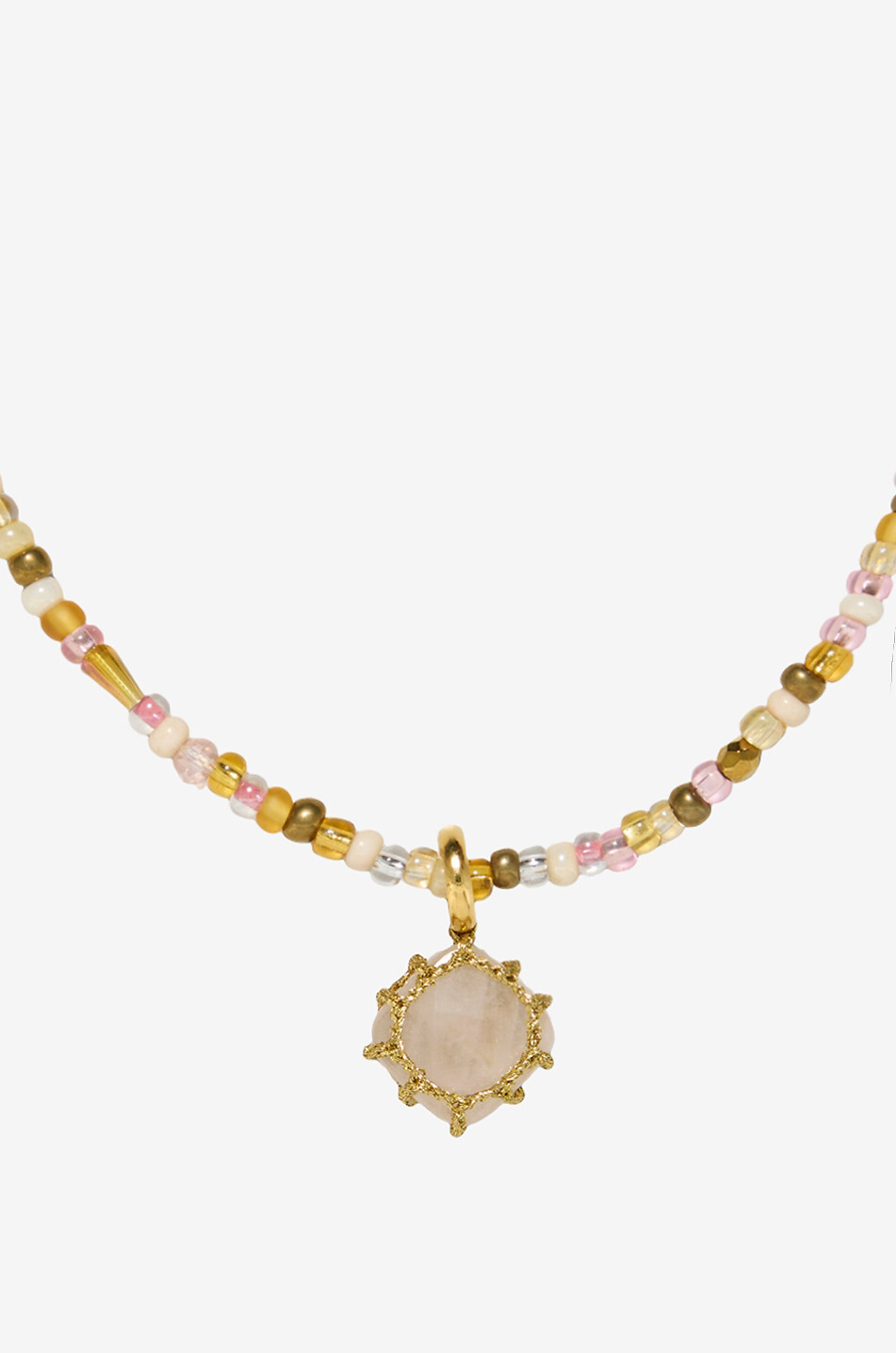 BOKS&BAUM PARIS Kette aus Perlen mit Anhänger Lisboa Stone Damen BUNT1 1