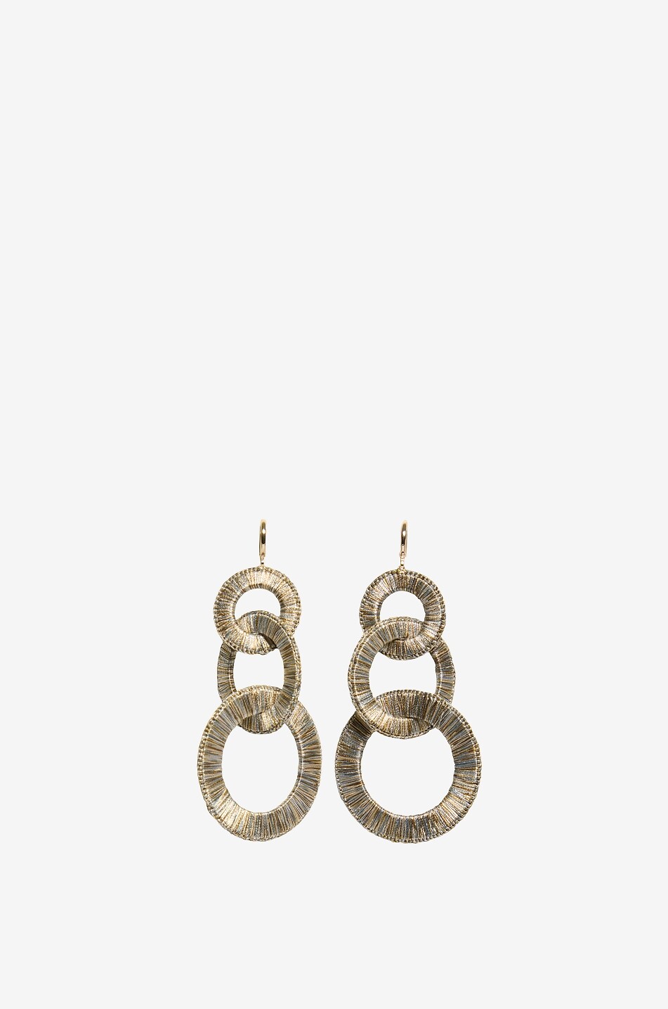 Boucles d'oreilles pendantes Plume