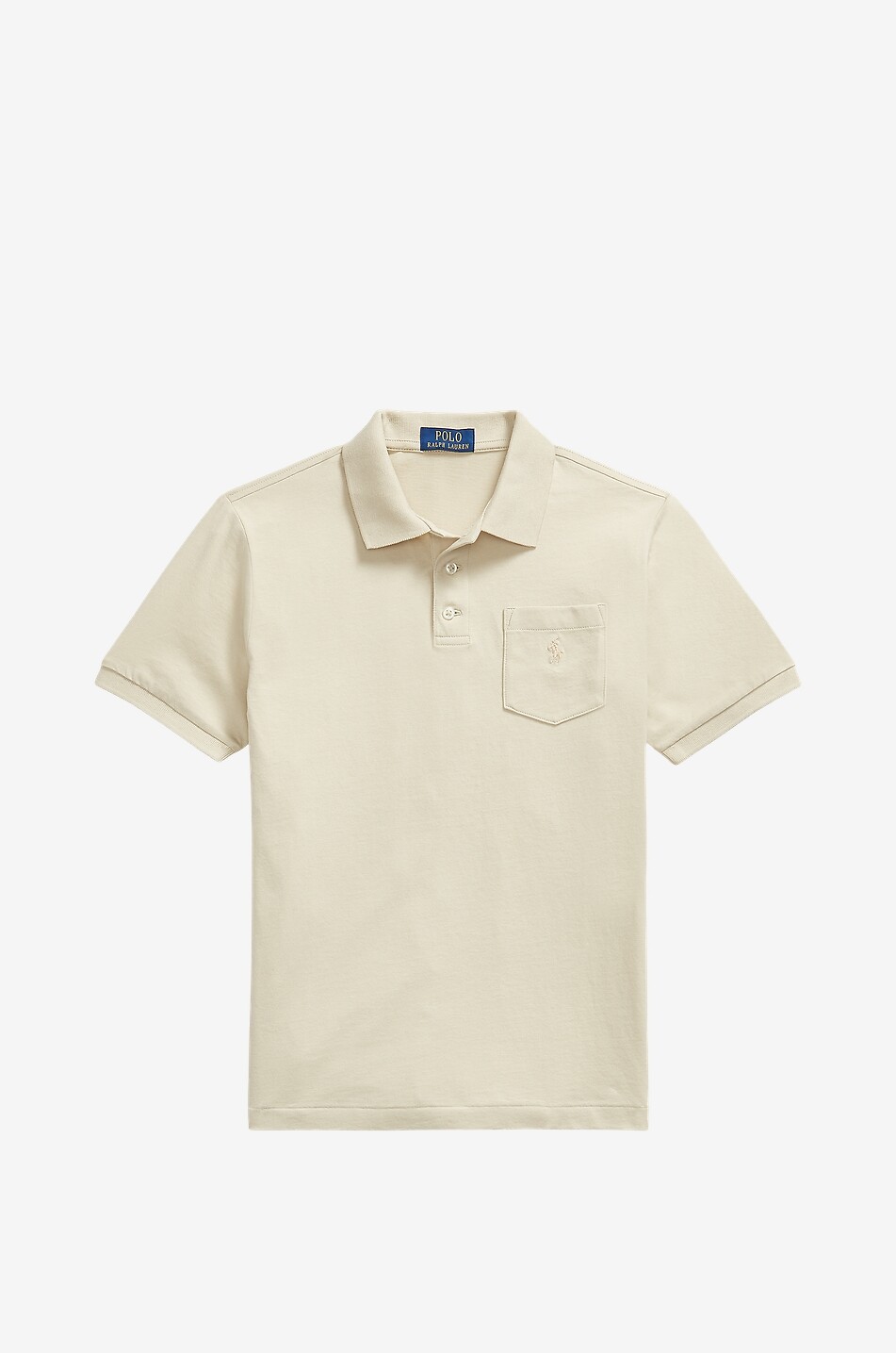 POLO RALPH LAUREN Pony boy's short-sleeved cotton polo shirt Boy BEIGE 1