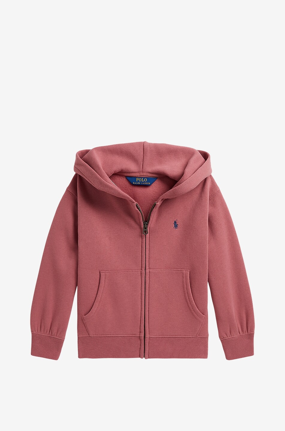 POLO RALPH LAUREN Gezipptes Kapuzen-Sweatshirt aus Fleece für Mädchen Pony Mädchen DUNKELROSA 1
