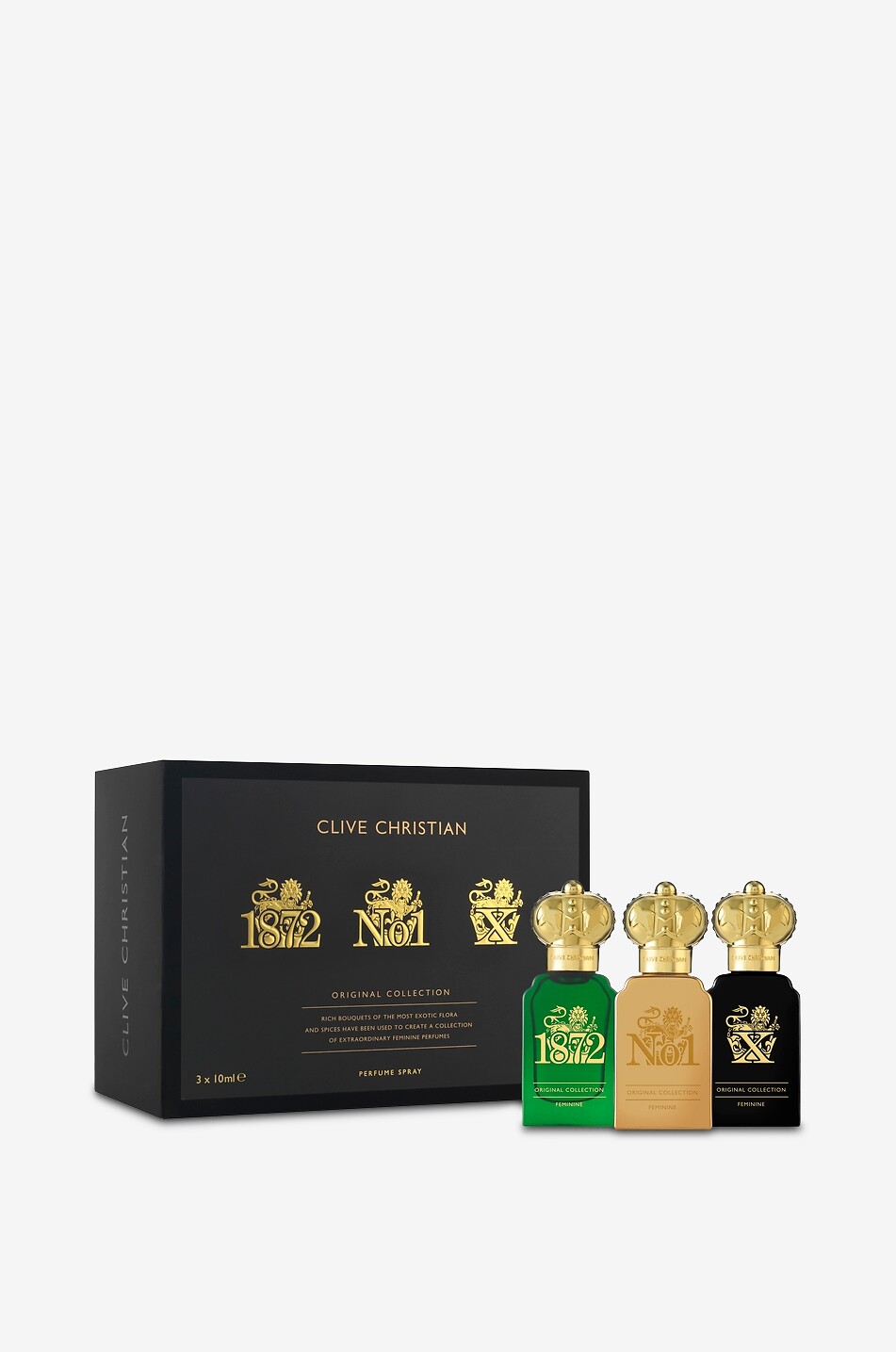 CLIVE CHRISTIAN Coffret 3 eaux de parfums Feminine Traveller Set - 3 x 10ml Femme Incolore 3