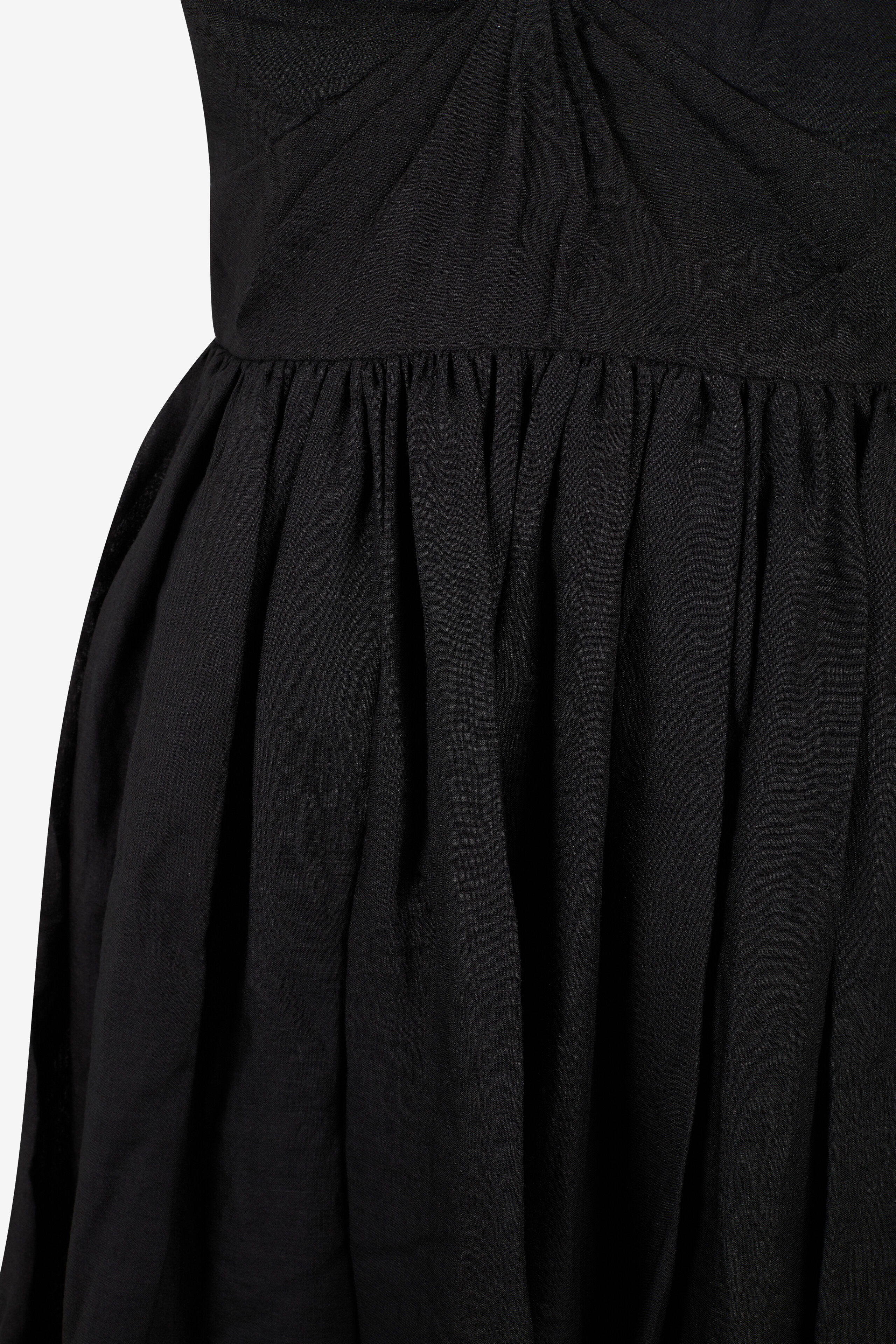 AJE Langes Kleid mit V-Ausschnitt aus Canvas Vacation Damen SCHWARZ 9