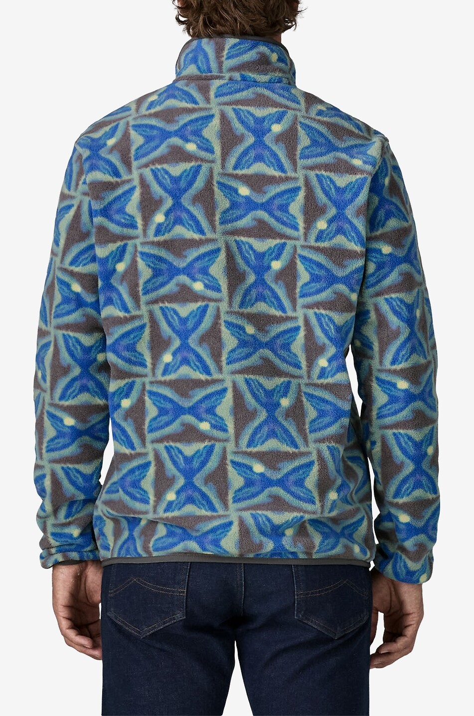PATAGONIA Fleece-Sweatshirt mit Stehkragen Snap-T Herren DUNKELBLAU 4