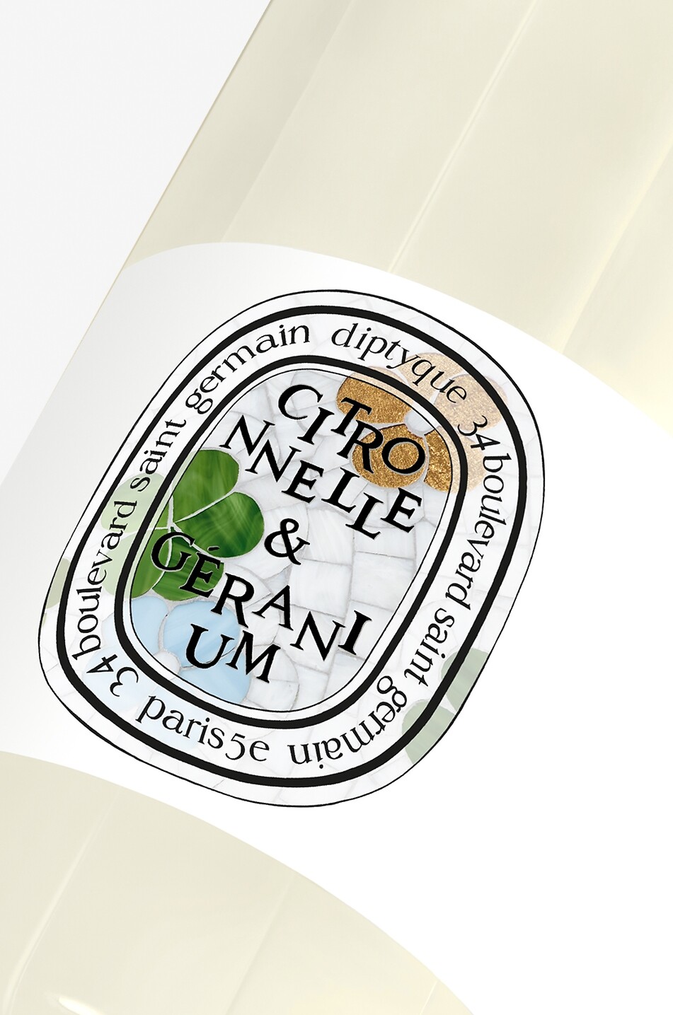 DIPTYQUE Gel de parfum lavant pour le corps Citronnelle & Géranium - Édition Limitée - 200ml Unisexe Incolore 2