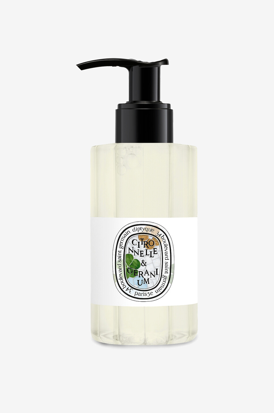 DIPTYQUE Gel de parfum lavant pour le corps Citronnelle & Géranium - Édition Limitée - 200ml Unisexe Incolore 1